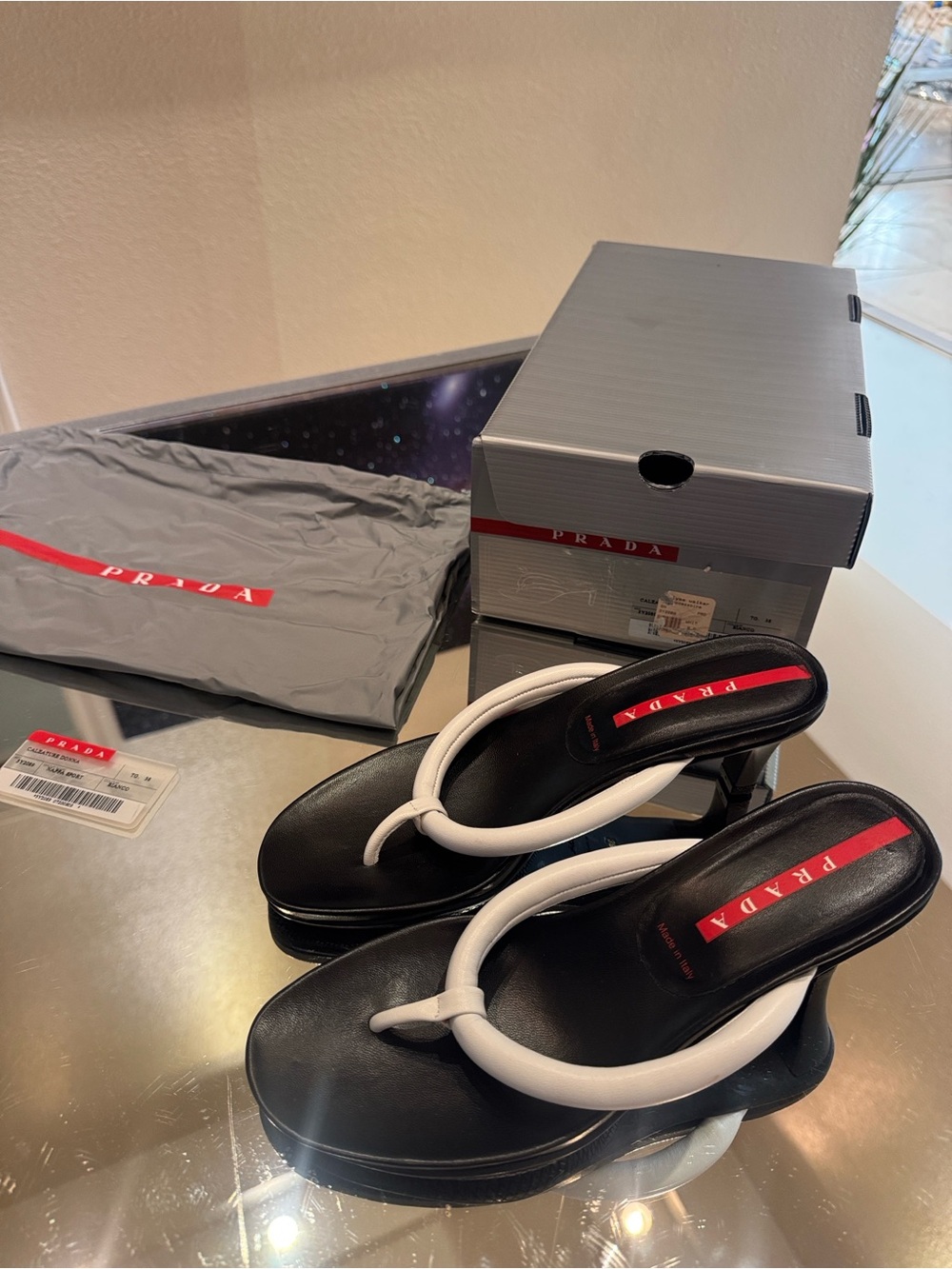 Prada Sport Vintage Y2K Heel Mules